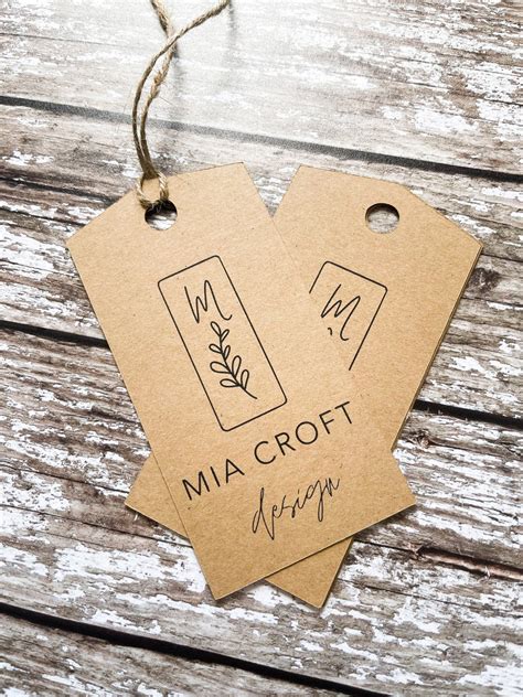 personalised swing tags.